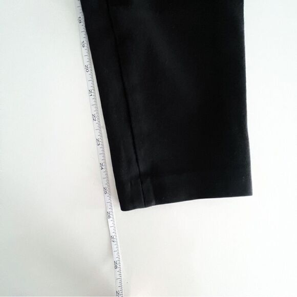 Banana Republic Ponte Legging Black Pants Women's 8 Stretch Zip Up - Picture 13 of 15